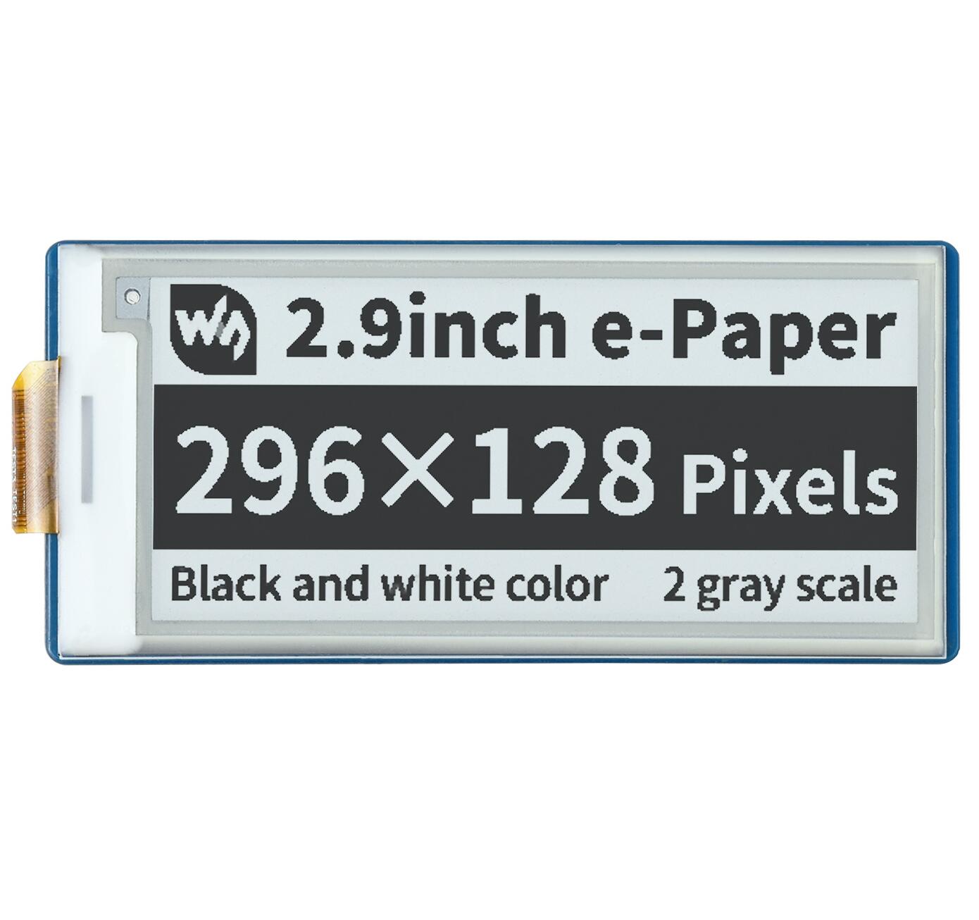 Display Epaper 2.9 - Waveshare Pico-ePaper-2.9, 2.9-calowy moduł wyświetlacza E-Paper