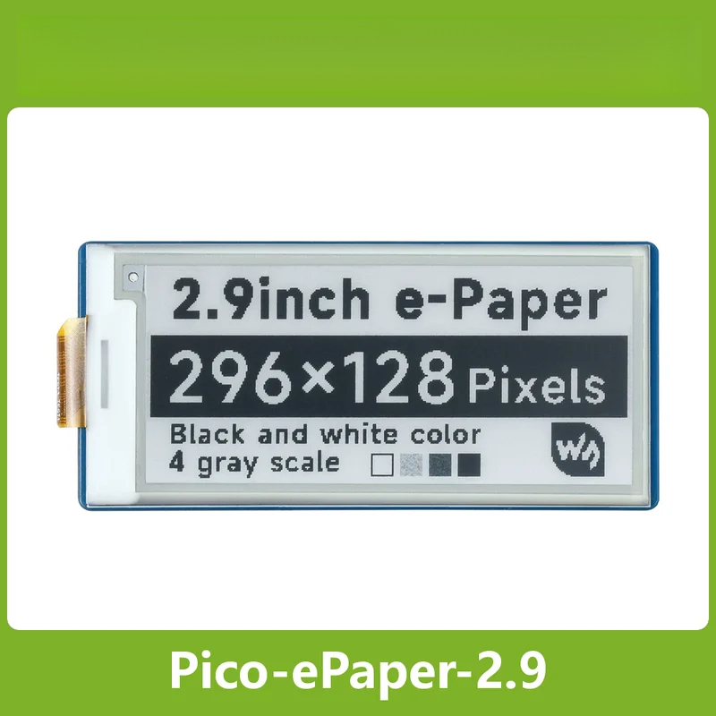 Display Epaper 2.9 - 2,9-calowy moduł wyświetlacza E-Paper E-Ink dla