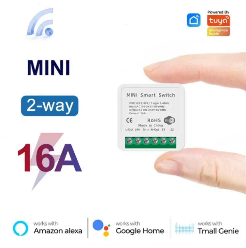 Home Automation Ideas - Mini Przełącznik WiFi 16A Aplikacja Smart