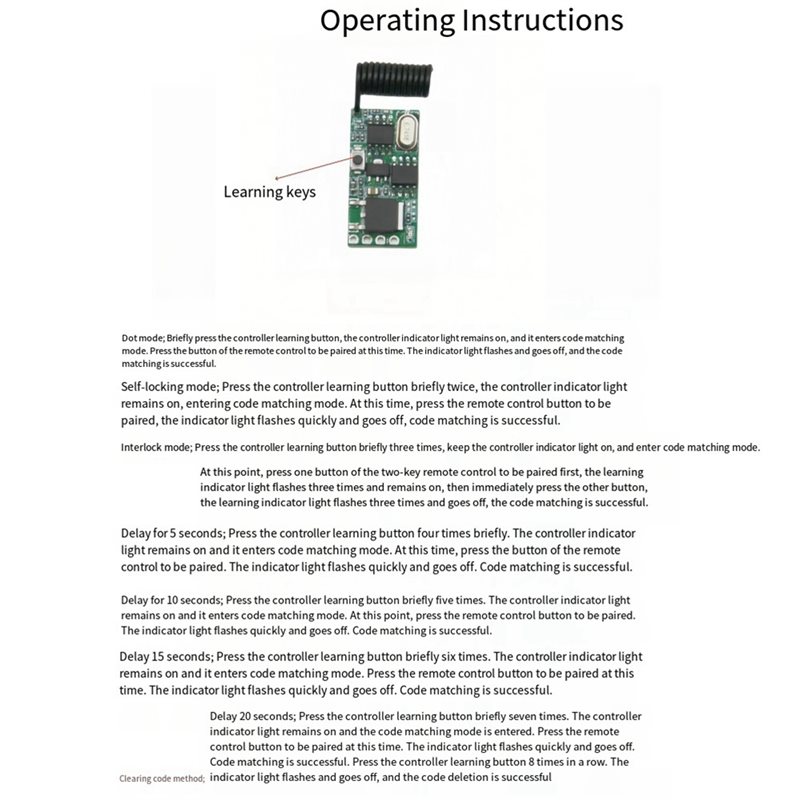 B04B - Kontroler przełącznika  – 433Mhz Receiver Module recenzja i cena