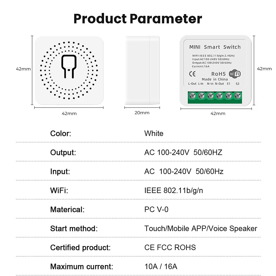 Mini Przełącznik WiFi 16A Apli – Home Automation Ideas recenzja i cena