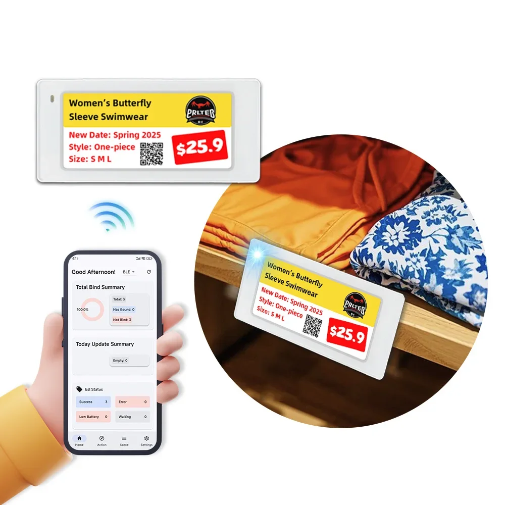 10 szt. Cyfrowych etykiet ceno – Display Epaper 2.9 recenzja i cena